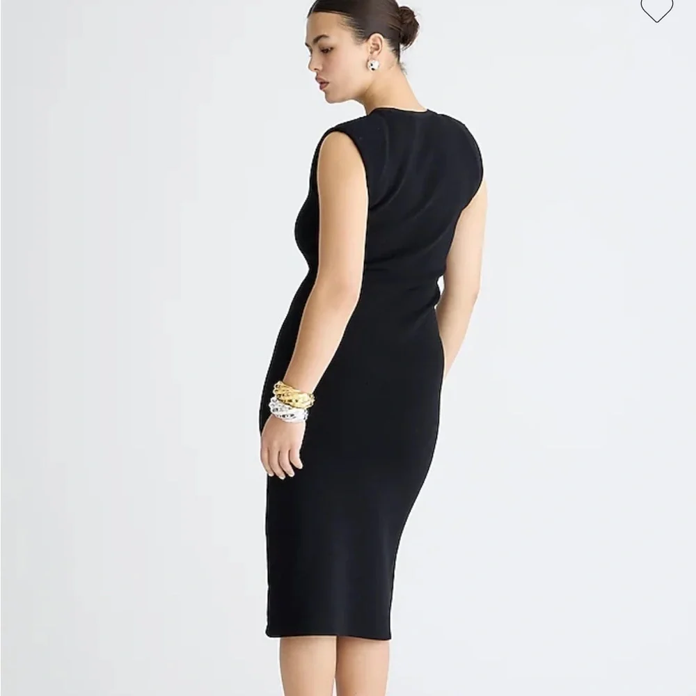 J crew Sleeveless sweater-dress in stretch viscose blend
